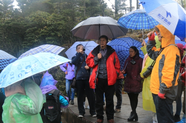 风雨中聆听张文敬研究员讲授