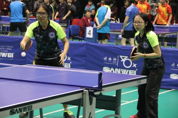 朱可卿与李雨女双比赛