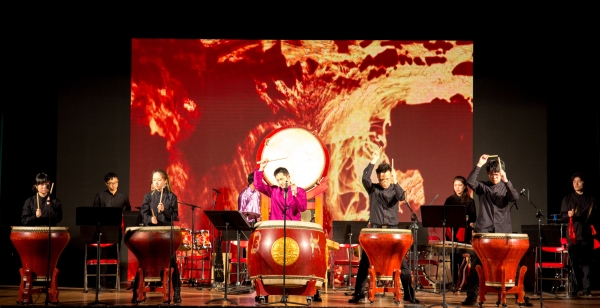 《黄河船夫曲》点燃现场