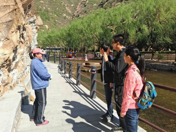 采访保洁员